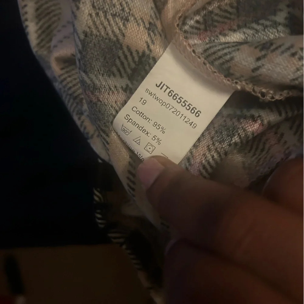 Plaid Beige and Black Women's Skirt - Picture 4 of 4